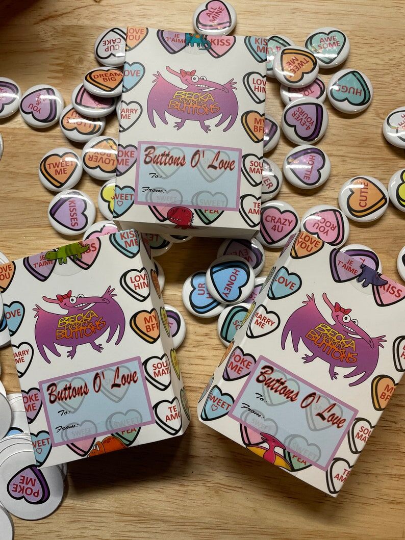 Box of Buttons O'Love | Valentine's Day 1 Box of Buttons O'Love | Valentine's Day